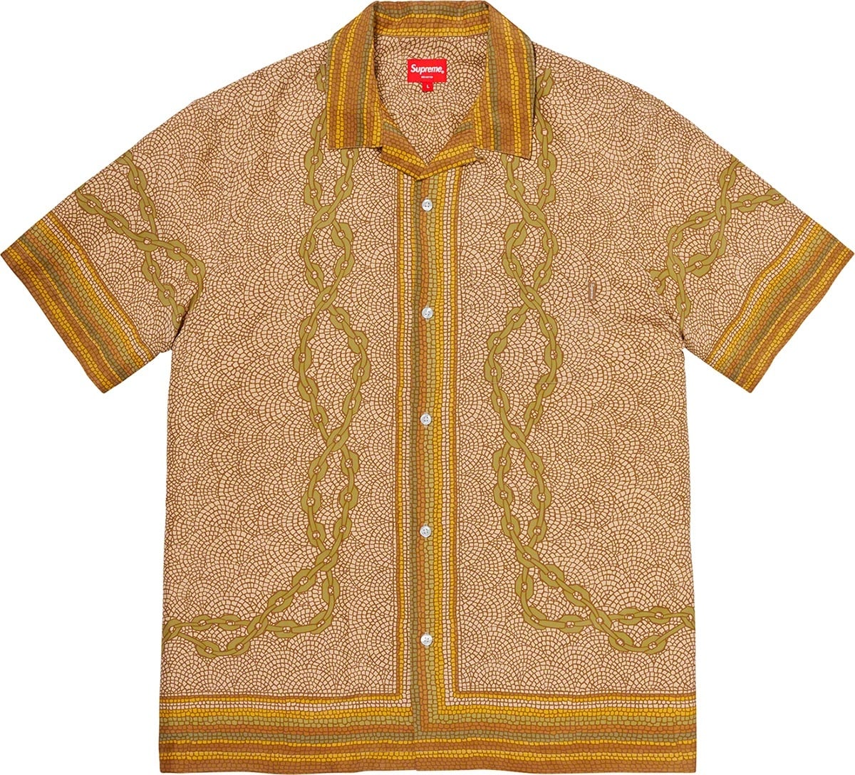 Mosaic Silk S/S Shirt view 2